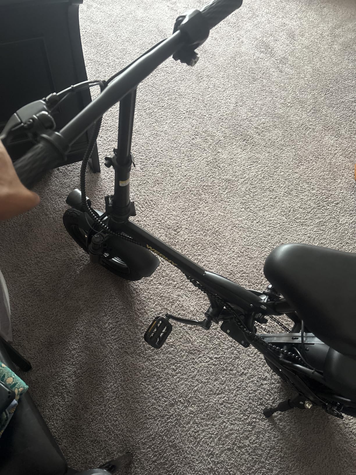 WERHY Electric Bike for Adults, 500W Motor, 20 MPH Max Speed Folding Ebike, 14