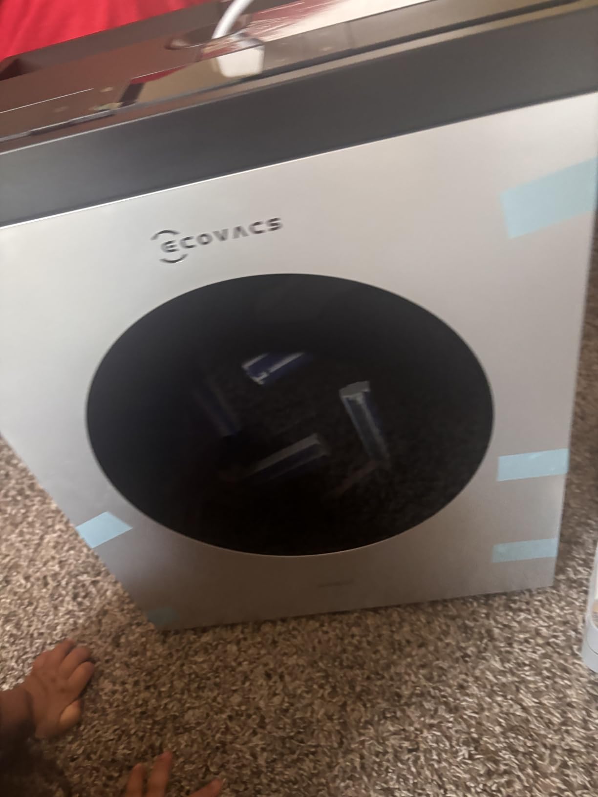 ECOVACS WINBOT W3 Omni Robot Window Cleaner with Auto-Clean & Multi-Functional Station, Win-SLAM 5.0 Smart Navigation, Intelligent Cleaning with Triple Spray System, 12-Level Protection customer photo 1
