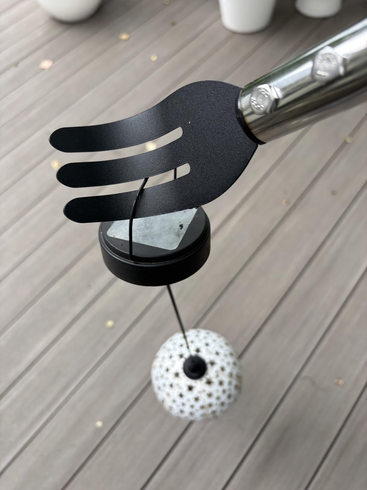8.5 FT Gutter Cleaning Tool from the Ground with Spring Steel Rake | Dual-Axis Spring Steel Gutter Cleaner, Adjustable Length Cleaning Pole with Gutter Rake for Leaves, Muck and Roof Debris customer photo 1