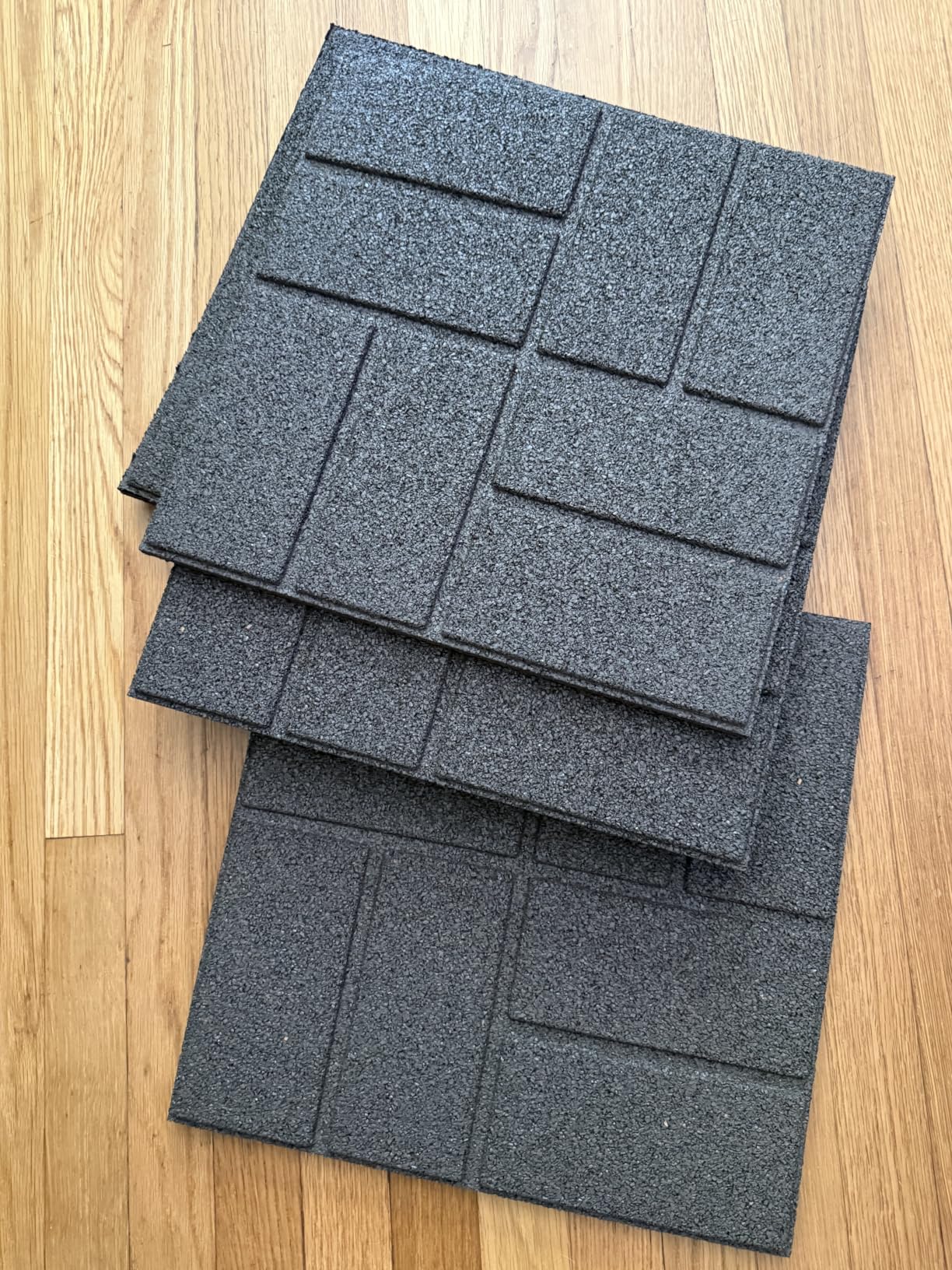 Tierra Verde 4 Pack Brick Rubber Paver, 16