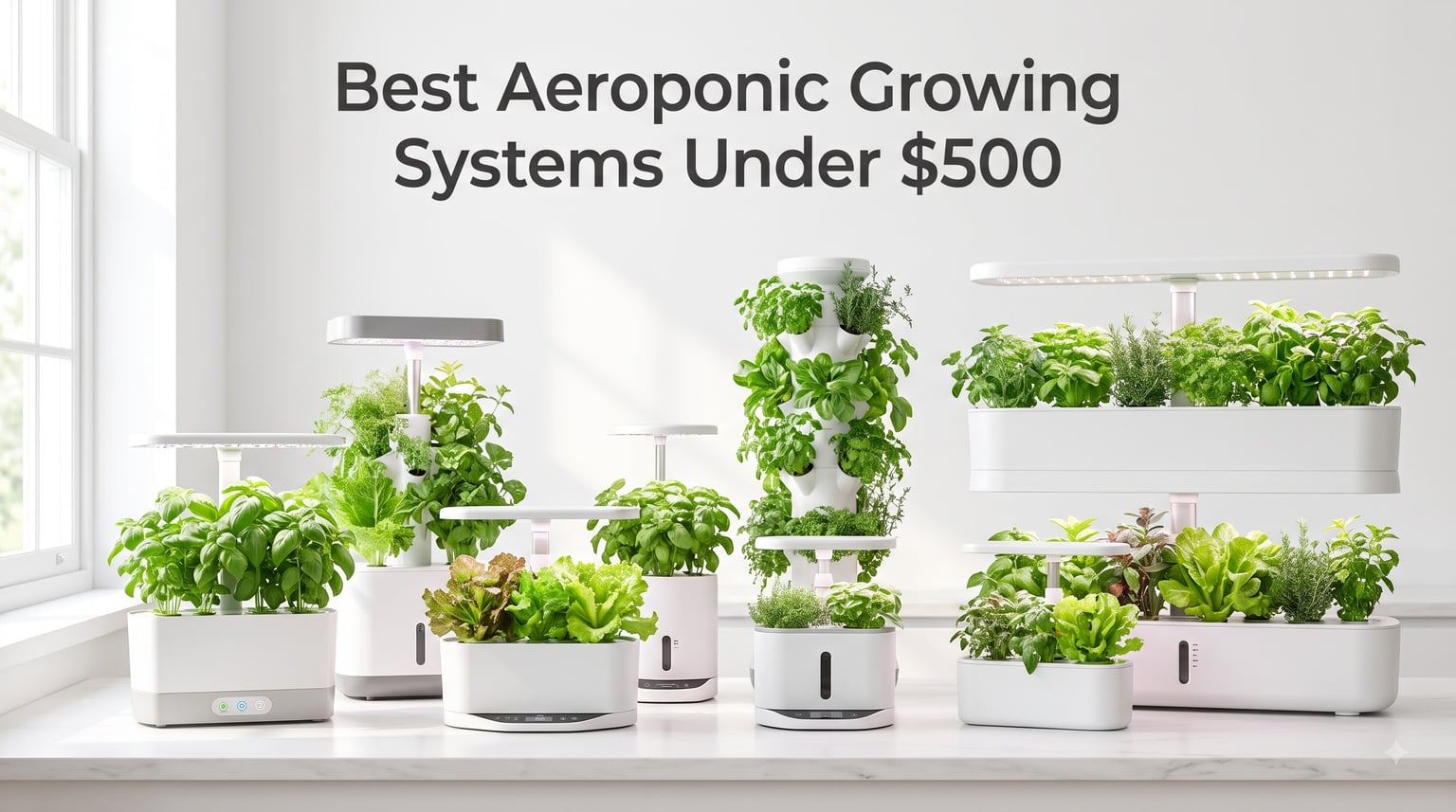 8 Best Aeroponic Growing Systems Under $500 (August 2026)