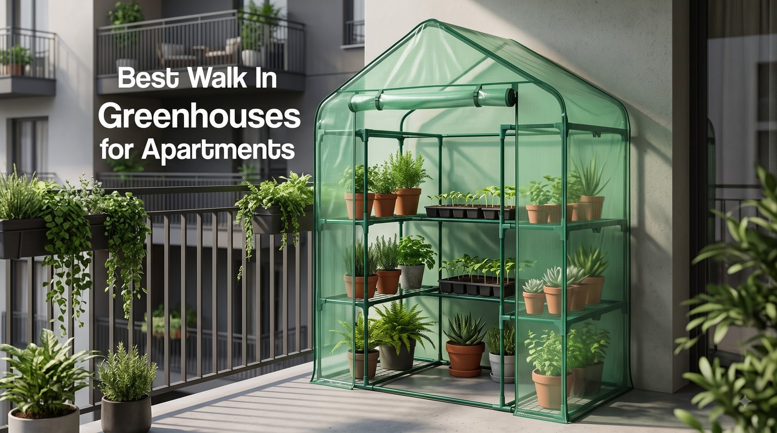 8 Best Walk-In Greenhouses for Apartments (August 2026) Ranked